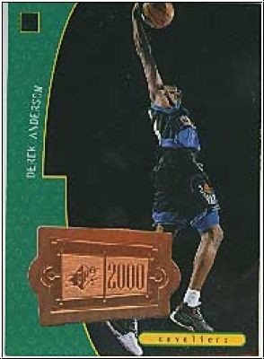 NBA 1998/99 SPx Finite - No 158 - Derek Anderson