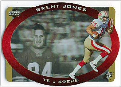 NFL 1996 SPx Gold - No 41 - Brent Jones
