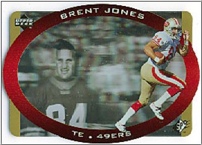 NFL 1996 SPx Gold - No. 41 - Brent Jones