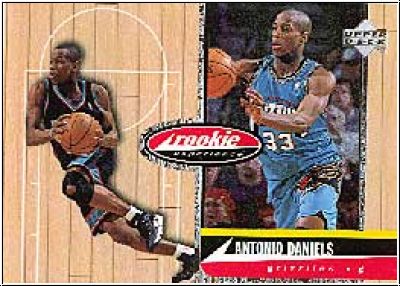 NBA 1998 Upper Deck Hardcourt - No. 74 - Antonio Daniels