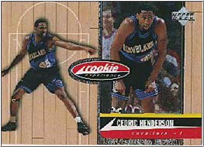 NBA 1998 Upper Deck Hardcourt - No 87 - Cedric Henderson