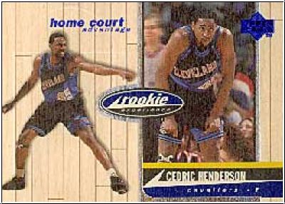 NBA 1998 Upper Deck Hardcourt Home Court Advantage - No 87 - Cedric Henderson