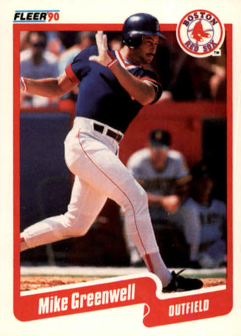 MLB 1990 Fleer - No 277 - Mike Greenwell