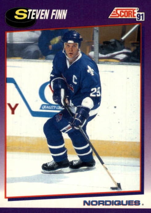 NHL 1991-92 Score American - No 278 - Steve Finn