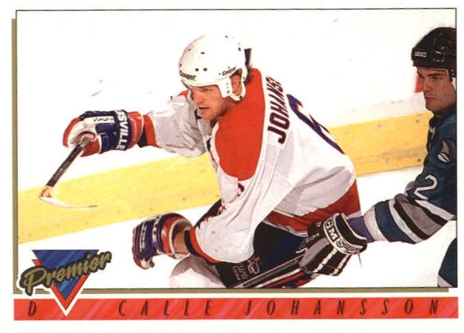 NHL 1993 / 94 Topps Premier - No 278 - Calle Johansson