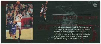 NBA 1999 Upper Deck Michael Jordan - No CC6 - Michael Jordan