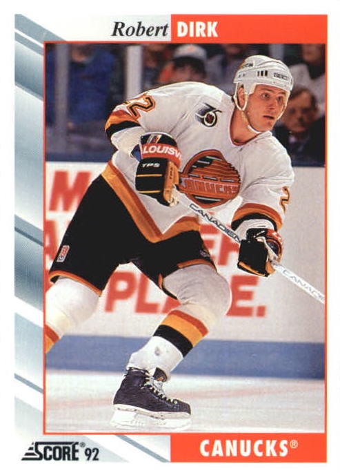 NHL 1992 / 93 Score - No 279 - Robert Dirk