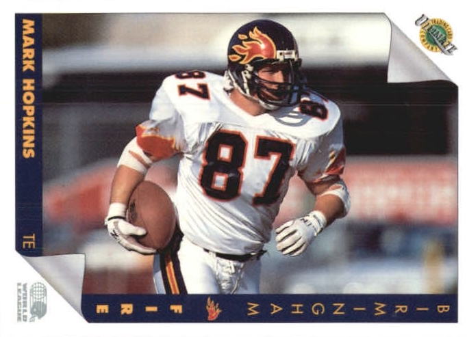 NFL 1992 Ultimate WLAF - No 27 - Mark Hopkins