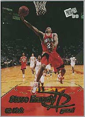 NBA 1999 Press Pass Gold Zone - No 2 - Steve Francis