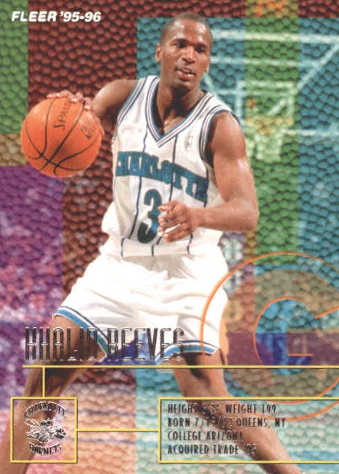 NBA 1995-96 Fleer European - No 280 - Khalid Reeves