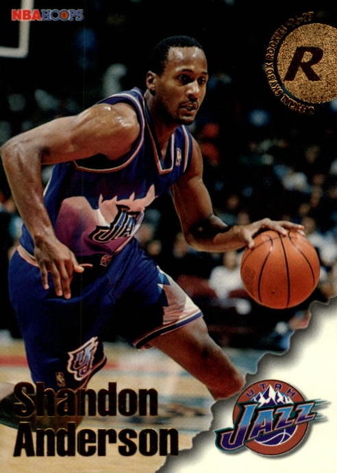NBA 1996-97 Hoops - No 280 - Shandon Anderson