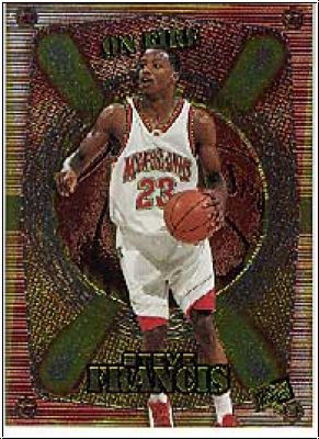 NBA 1999 Press Pass On Fire - No OF 2/12 - Steve Francis