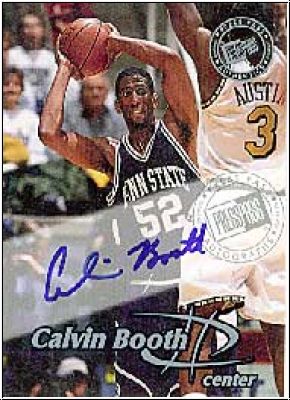 NBA 1999 Press Pass Autographs - No 25 - Calvin Booth