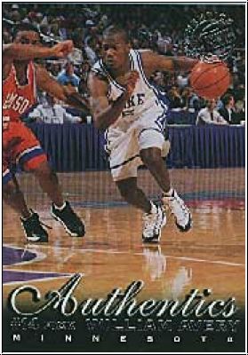 NBA 1999 Press Pass Authentics Hang Time - No 11 - Avery