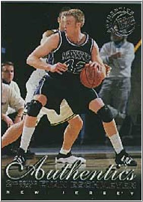 NBA 1999 Press Pass Authentics Hang Time - No 26 - Eschmeyer