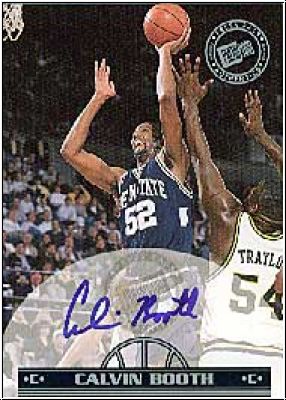 NBA 1999 Press Pass Authentics Autographs - No 23 - Calvin Booth