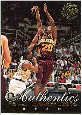 NBA 1999 Press Pass Authentics - No 15 - Quincy Lewis