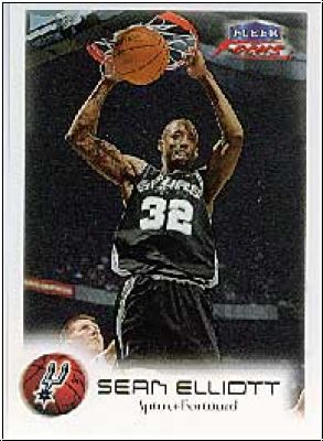 NBA 1999 / 00 Fleer Focus - No 7 - Sean Elliott