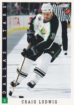 NHL 1993 / 94 Score - No 282 - Craig Ludwig