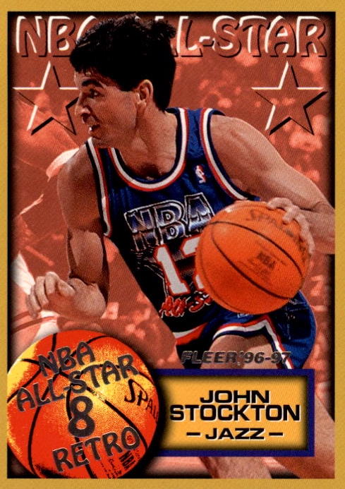 NBA 1996-97 Fleer - No 285 - John Stockton