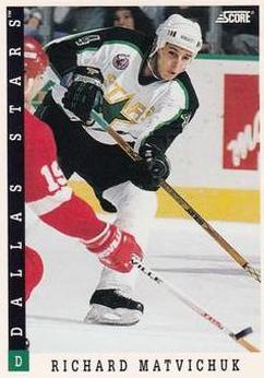 NHL 1993 / 94 Score - No 285 - Richard Matvichuk