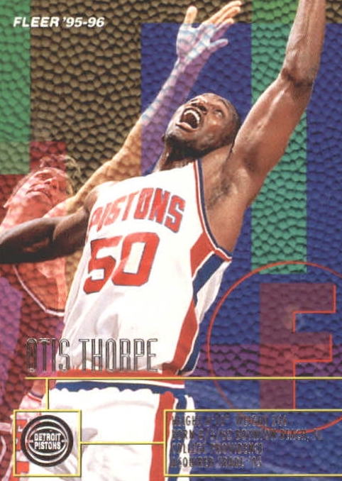 NBA 1995-96 Fleer European - No 287 - Otis Thorpe