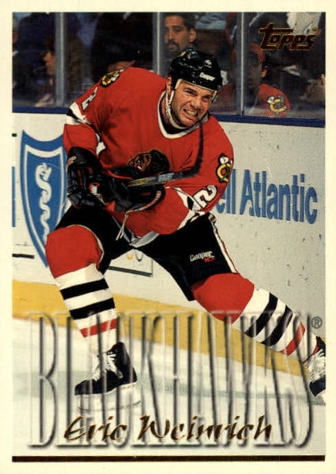 NHL 1995 / 96 Topps - No 289 - Eric Weinrich