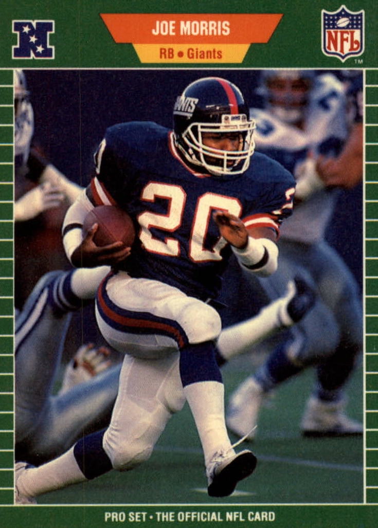 NFL 1989 ProSet - No 289 - Joe Morris