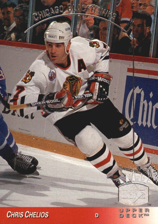 NHL 1993/94 Upper Deck SP Inserts - No 28 - Chris Chelios
