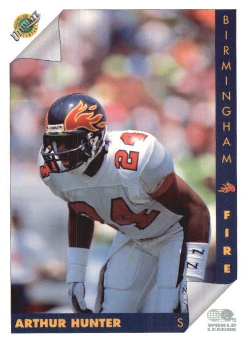 NFL 1992 Ultimate WLAF - No 28 - Arthur Hunter