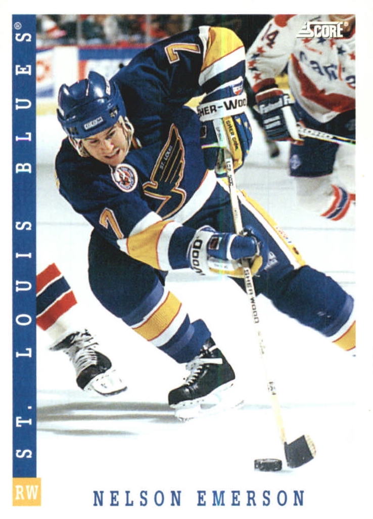 NHL 1993 / 94 Score - No 28 - Nelson Emerson