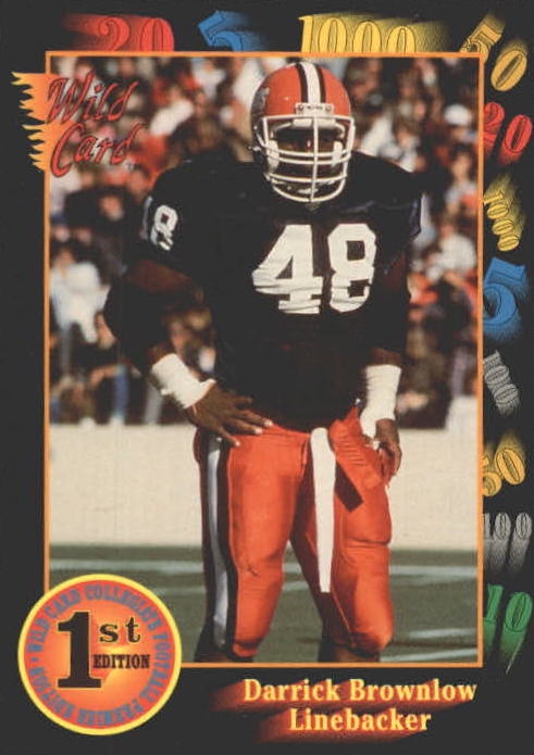 NFL 1991 Wild Card Draft - No 28 - Darrick Brownlow