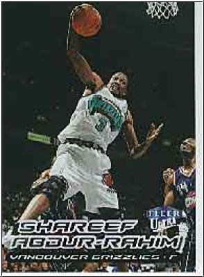 NBA 1999 / 00 Ultra - No 88 - Shareef Abdur-Rahim