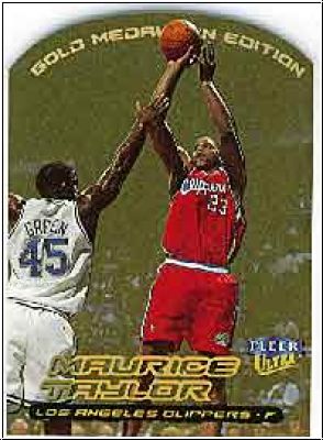 NBA 1999 / 00 Ultra Gold Medallion - No 103G - Maurice Taylor