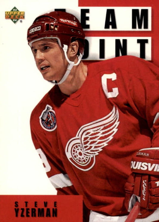 NHL 1993 / 94 Upper Deck - No 290 - Steve Yzerman