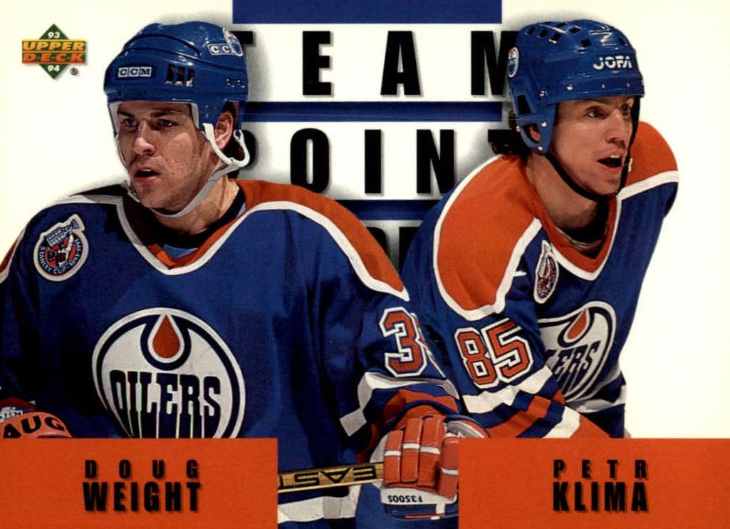 NHL 1993 / 94 Upper Deck - No 291 - Doug Weight / Petr Klima