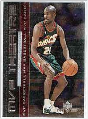 NBA 1999 / 00 Upper Deck MVP Theatre - No M6 - Gary Payton