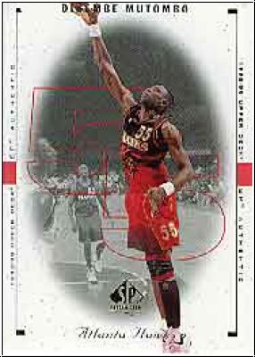 NBA 1998/99 SP Authentic - No 12 - Dikembe Mutombo