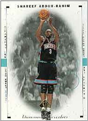 NBA 1998/99 SP Authentic - No 87 - Bryant Reeves