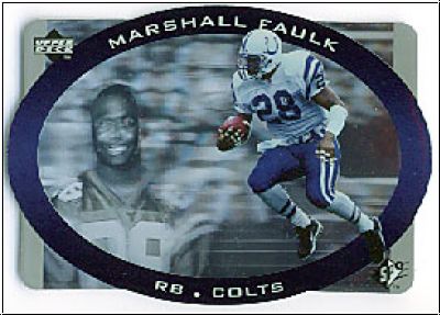 NFL 1996 SPx - No 19 - Marshall Faulk