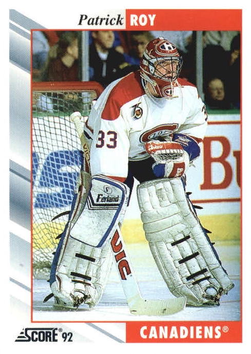 NHL 1992 / 93 Score - No 295 - Patrick Roy