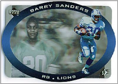 NFL 1996 SPx - No 16 - Barry Sanders