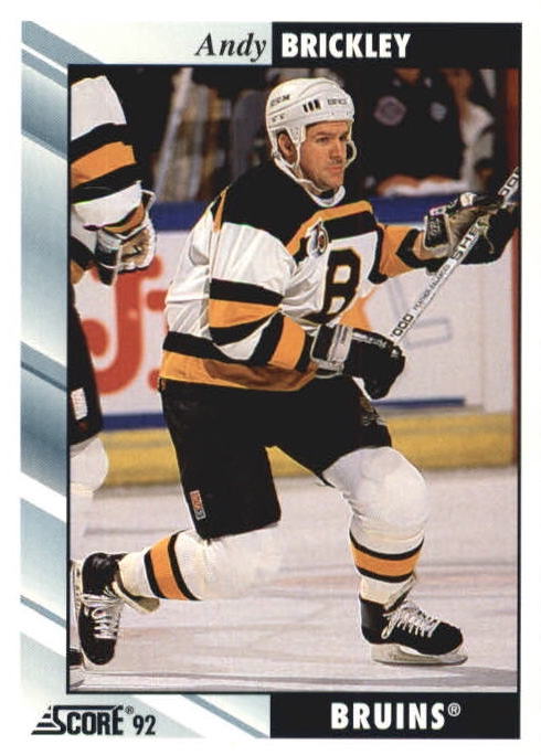 NHL 1992 / 93 Score - No 296 - Andy Brickley