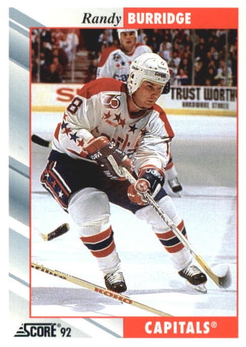 NHL 1992 / 93 Score - No 297 - Randy Burridge