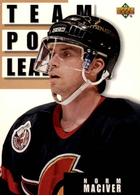 NHL 1993 / 94 Upper Deck - No 299 - Norm Maciver