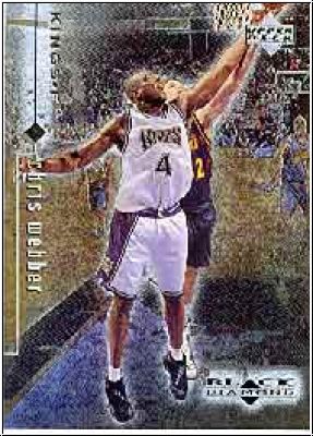 NBA 1998 / 99 Black Diamond - No 75 - Chris Webber