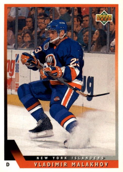 NHL 1993 / 94 Upper Deck - No 29 - Vladimir Malakhov