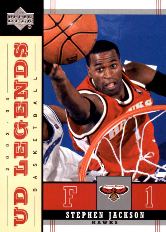 NBA 2003 / 04 Upper Deck Legends - No 2 - Stephen Jackson