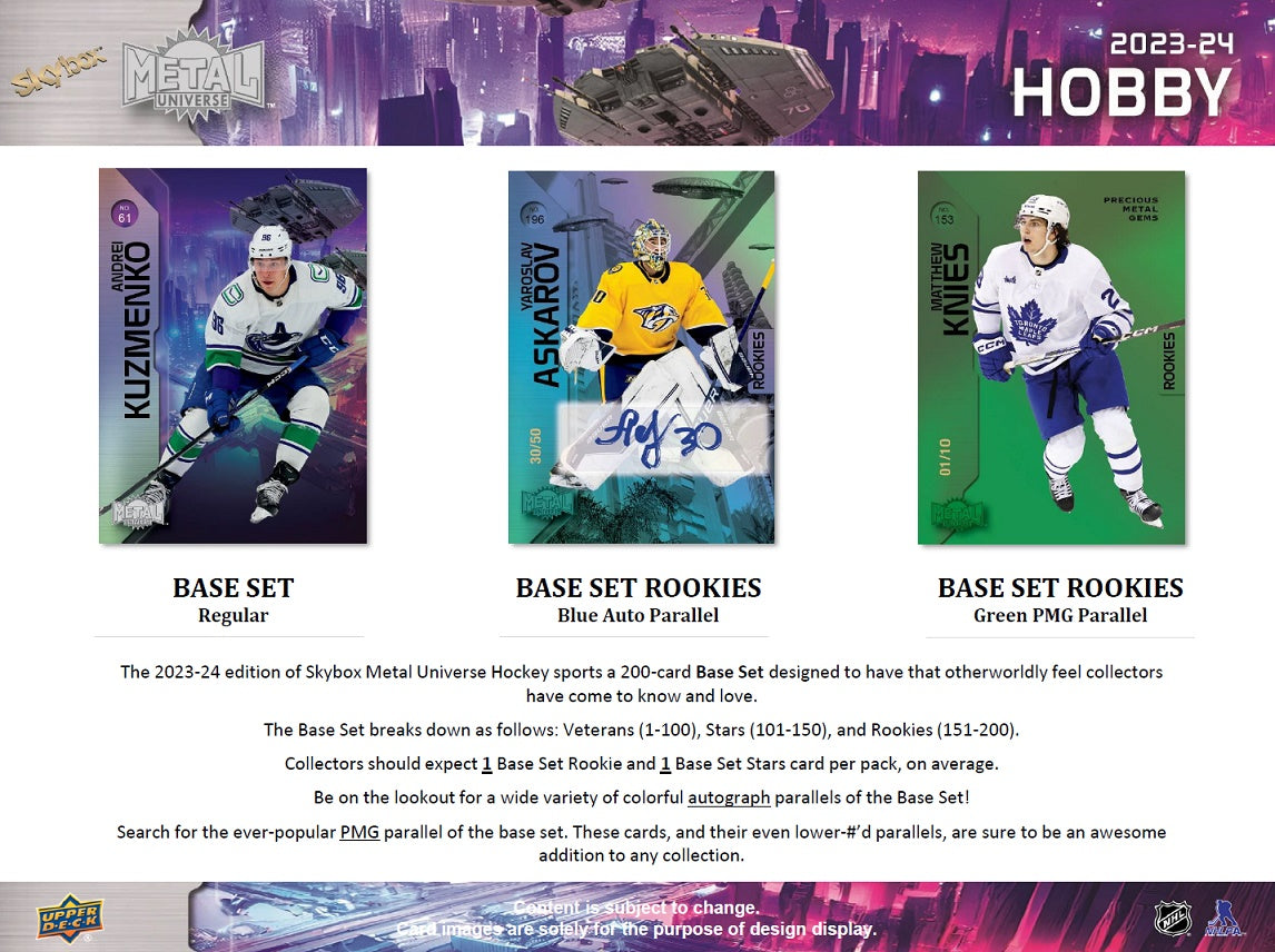 NHL 2023-24 Metal Universe Hobby