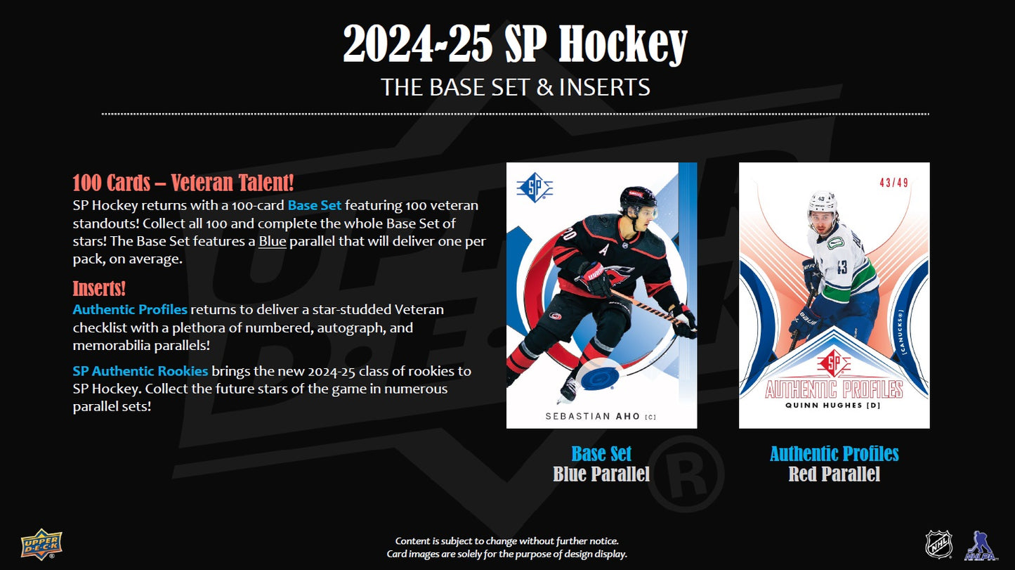 NHL 2024-25 SP Mass Blaster Box